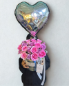 20 Roses Pink FlowerBox