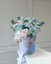 Mama Luxe Bloom Box with Orchids - Luxury Gift กล่องดอกไม้วันแม่