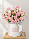 Pastel Tulip Romance Box