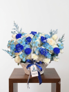 Celebration Blue Basket - Perfect for Gifting