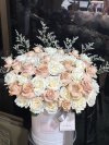 The Luxe Cappuccino Elegance 40 Roses Box