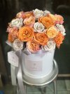 30 Roses - Orange and Coffee