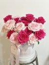 Luxe Hot Pink & Soft Pink Rose Bloom Box