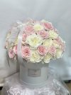 40 Roses - White and Pink FlowerBox