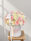 40 Roses - White and Pink FlowerBox