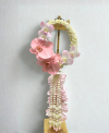 Modern Elegant Pink Orchid & Jasmine Fresh Garland