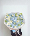 Ocean Breeze Hydrangea Lily Tulip Bouquet