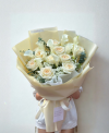 Luxe Calla Lily & Cream Rose Bouquet