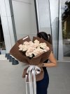 20 Quicksand Rose Brown Foam Wrapping Bouquet