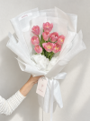 10 Blush Pink Tulip Korean Wrapping