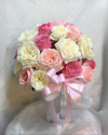 Shades of Pink Flower Vase 30 Roses