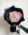 10 English Rose Black Trendy Wrapping