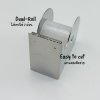 Dual-Roll Stainless Steel Tape Dispenser