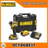 DEWALT ไขควงกระแทกไร้สาย 20V DCF860E1T (PowerStack1.7Ahx1) 282 Nm รับประกันศูนย์ 3 ปี