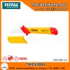 TOTAL มีดตัดสายเคเบิ้ลหุ้มฉนวน ปลายตรง 7 นิ้ว 1000V VDE THICK1801