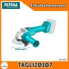 TOTAL เครื่องเจียรไร้สาย 4 นิ้ว 20V ปรับรอบ TAGLI20107 (ตัวเปล่า) รับประกันศูนย์ 1 ปี