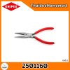 KNIPEX คีมปากแหลมแบบ Radio ด้ามบาง 6 นิ้ว 2501160 (Snipe Nose Side Cutting Pliers)