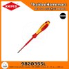 KNIPEX ไขควงกันไฟ แกนสลิม VDE 1000V หัวแบน SL 3.5 มม. x 100 มม. 982035SL (98 20 35 SL)