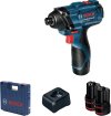 BOSCH ไขควงกระแทกไร้สาย 12V GDR120Li (1.5Ahx2) รับประกันศูนย์ 1 ปี 06019F00K6