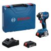 BOSCH ไขควงกระแทกไร้สาย 18V GDR18V-215 (2.0Ahx2) 06019N20K2 รับประกันศูนย์ 1 ปี