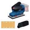 BOSCH เครื่องขัดกระดาษทรายสีเหลี่ยมไร้สาย 18V GSS18V-18 (ตัวเปล่า) 06019R70L0 รับประกันศูนย์ 1 ปี
