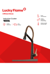 Sleek Black Mixer Faucet for Countertop Installation FC-2.0(RG)