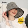 DEFECT SALE Topi Floppy Stripes Lipat Pantai Anti Panas