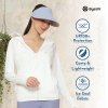 Jaket Anti UV Longshape Wanita UPF50+ Ice Cool Fabric