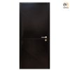 WPC Vacuum Door สี Black Walnut