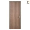 WPC-006 WPC Vacuum Door สี Brown Oak