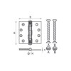 Door Hinge MH-4330HS2BB