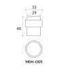 Door Stopper Door Stopper MDH-005
