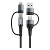 Moov CB01 สายชาร์จเร็ว ฟาสชาร์จ 4 in 1 USB/ Type C/ L Cable