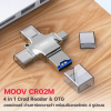 Moov CR02 4 in 1 Card Reader OTG USB 3.0 เครื่องอ่านการ์ด