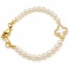 Clover pearl bracelet