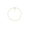 Clover stone necklace (Ruby color)(copy)