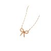 Bow Necklace(Sunstone)