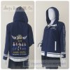 เสื้อรุ่น Custom2สี กรม-ขาว แต่งเส้นชายเสื้อ/ข้อมือ แต่งธนูข้อมือแหลม