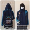 เสื้อรุ่น Custom3สี กรม-ฟ้าเข้ม-เทากลาง โค้งไหล่หน้าซ้าย แต่งกลางแขน