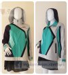 เสื้อรุ่น ตัดต่อ4สี กรม มิ้นท์ เทาขาว ดำ