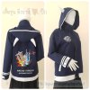 เสื้อรุ่น Custom2สี กรม-ขาว แต่งเส้น ข้อมือ/หมวก