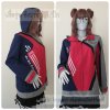 เสื้อรุ่น ตัดต่อ4สี กรม-แดง-เทากลาง-ดำ