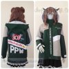 เสื้อรุ่น Custom ตัดต่อ4สี เขียวขี้ม้า-เขียวเข้ม-เทาอ่อน-ขาว ติดบังซิป