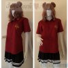 เสื้อเชิ้ต shirt สีเลือดหมู ทรงสวย ตัวยาว