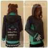 เสื้อรุ่น Basic เทาเข้ม-มิ้นท์ แต่งข้างตัว