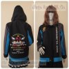 เสื้อรุ่น Custom3สี ดำ-เทาเข้ม-ฟ้า ผ่าหน้าซ้าย