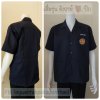 เสื้อช็อป Workshop shirt สีกรมดำ ทรงตรง ตัวใหญ๋(copy)