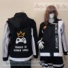 เสื้อรุ่น Custom3สี ดำ-ขาว-เทาอ่อน ผ่าหน้าซ้าย