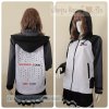 เสื้อรุ่น Custom3สี ขาว-ดำ-เทาเข้ม แขนสโลป ตัดต่อไหล่