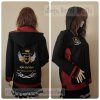 เสื้อรุ่น Basic ดำ-เลือดหมู แต่งข้างตัว